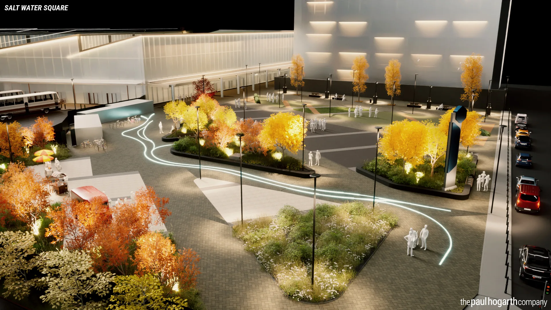 Planting strategy and public realm.